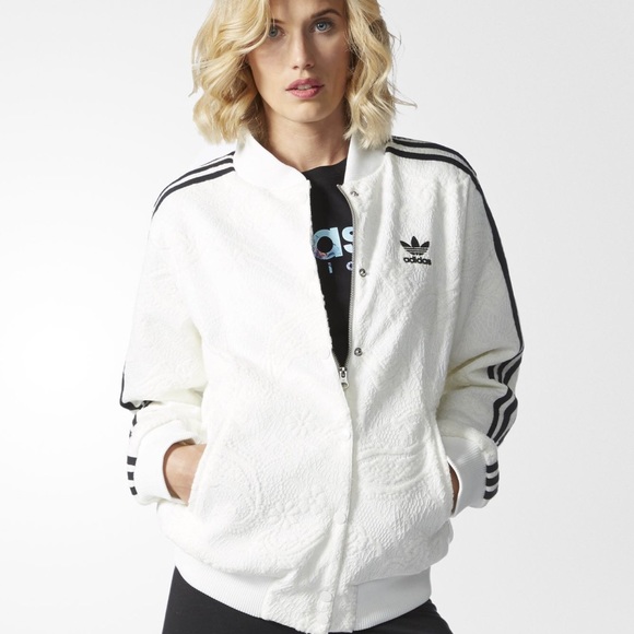 adidas college bomber jacket